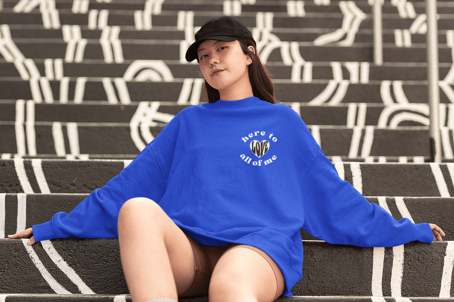 Here To Love Crewneck Sweatshirt