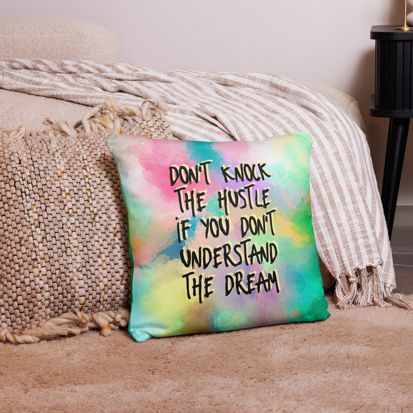 Don't Knock the Hustle Pillow