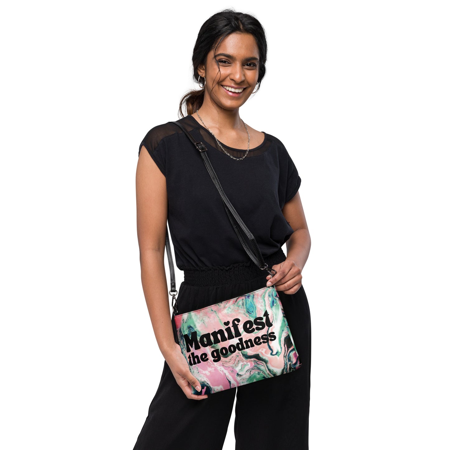 Manifest The Goodness Crossbody Bag
