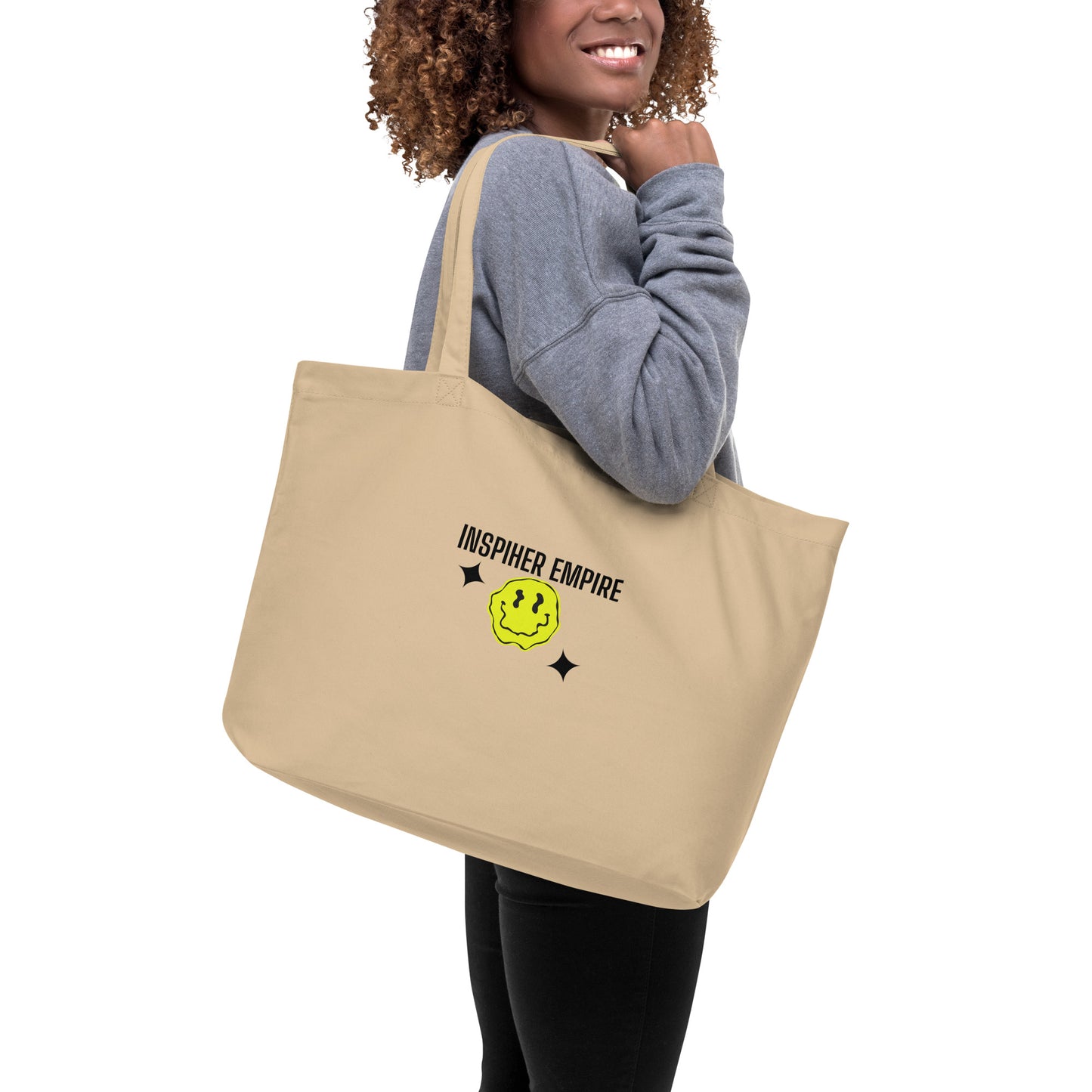 🌎 Be Kind To Your Mind Large Organic Tote Bag