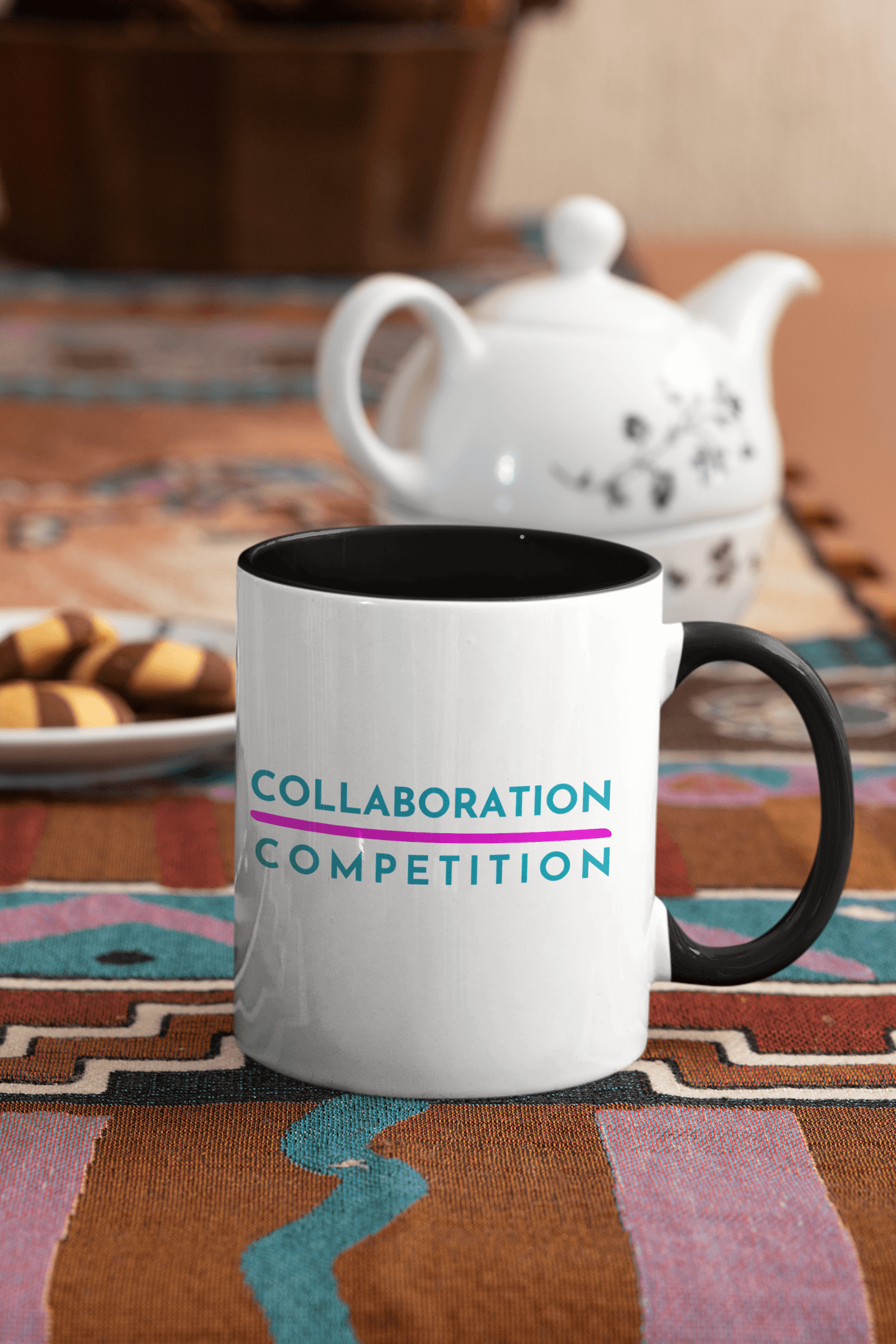 Collaboration Over Competition Mug