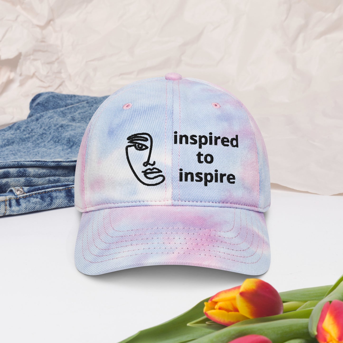 Inspired to Inspire Tie Dye Hat