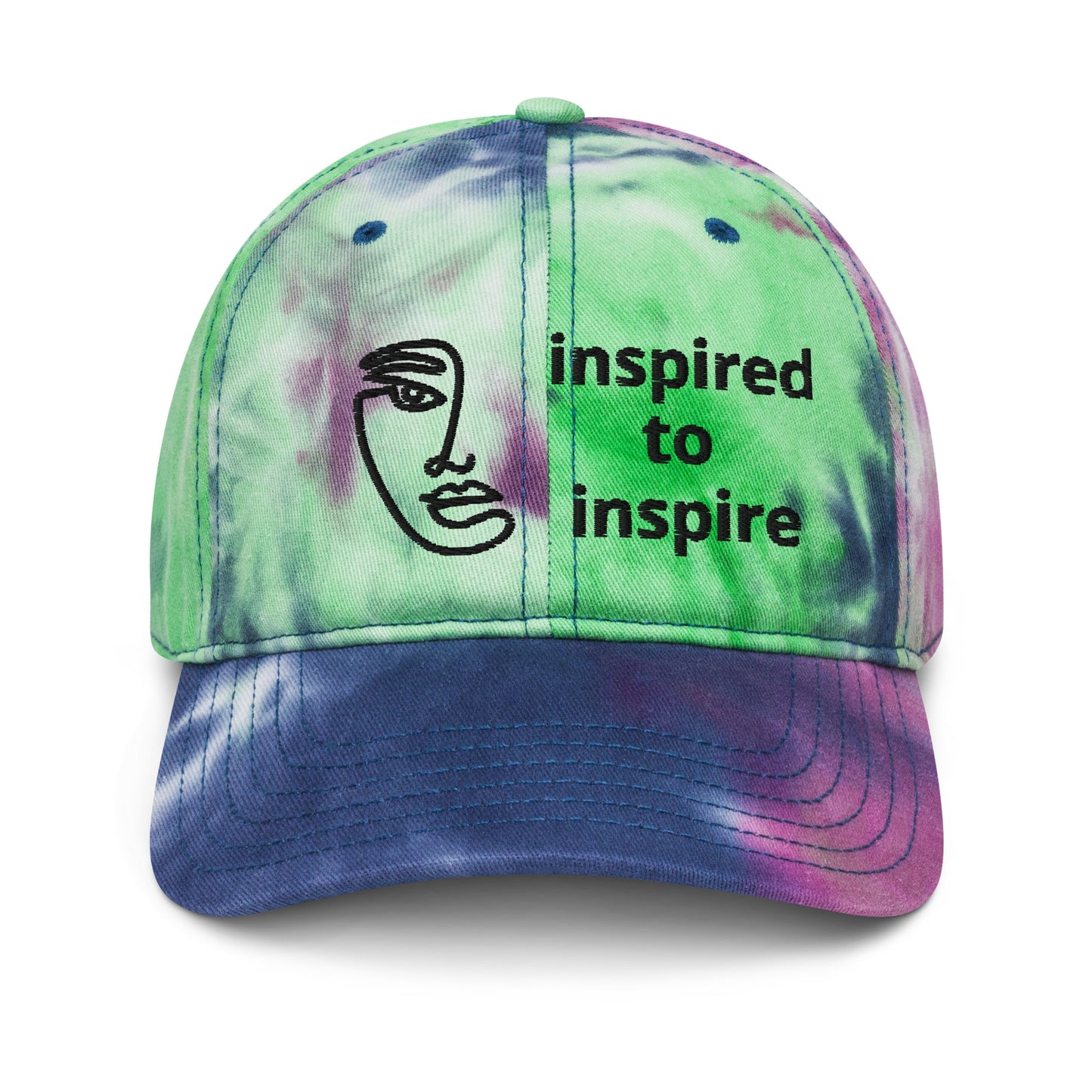 Inspired to Inspire Tie Dye Hat
