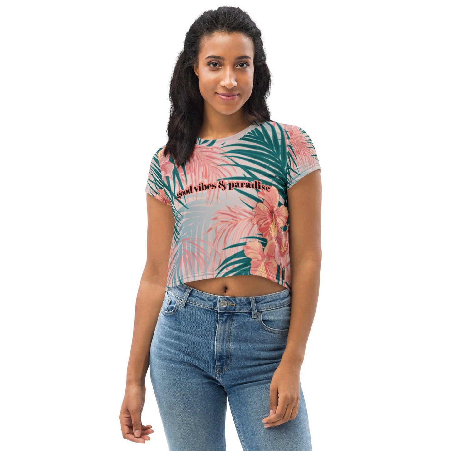 Good Vibes Crop Tee ☮