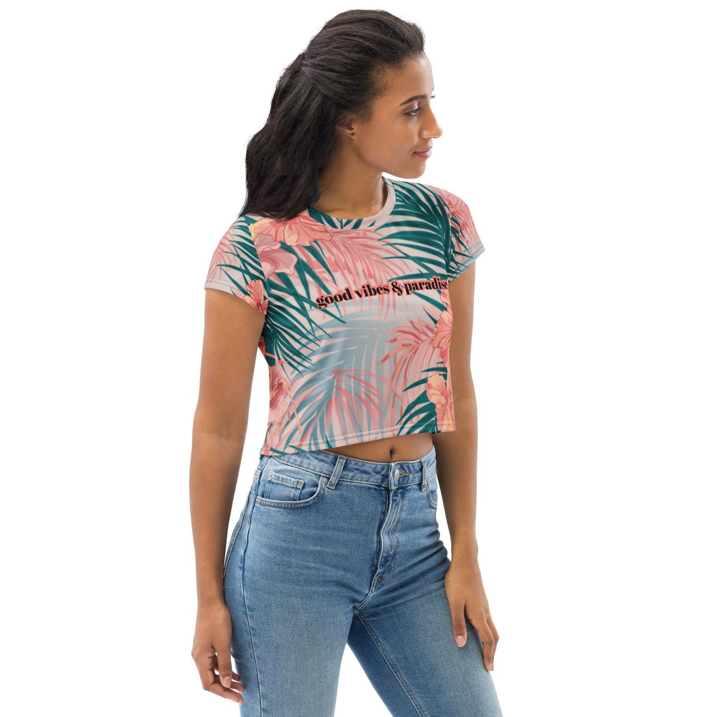 Good Vibes Crop Tee ☮