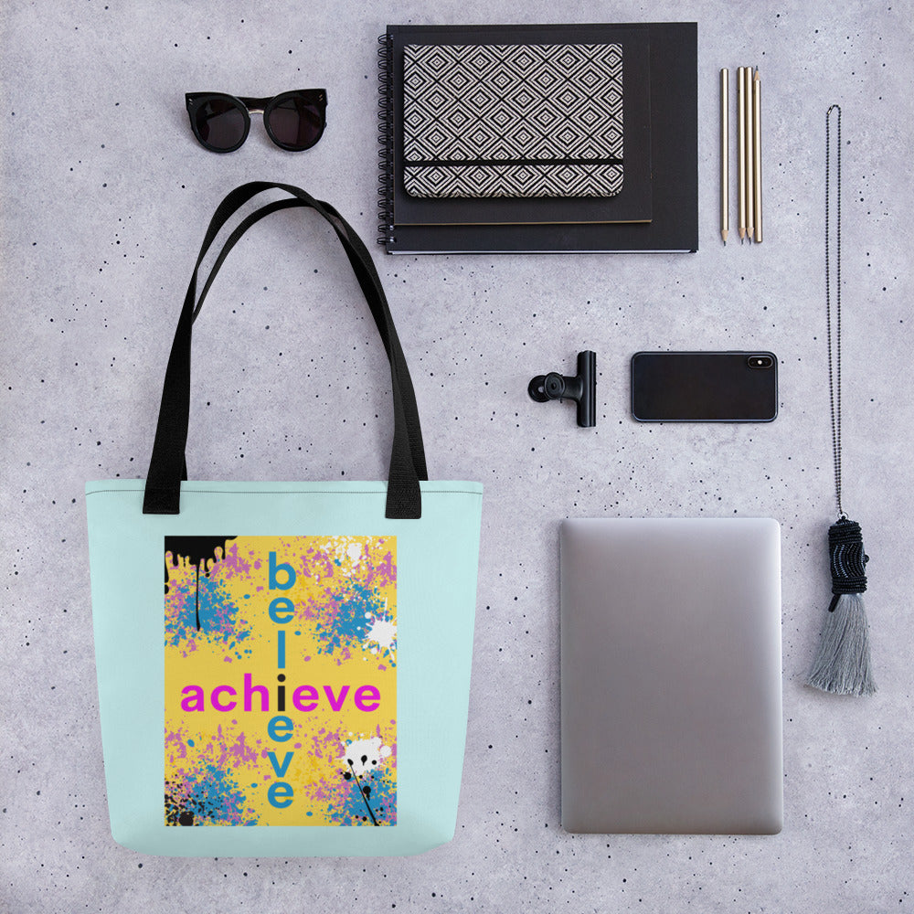 I Believe Large Tote Bag
