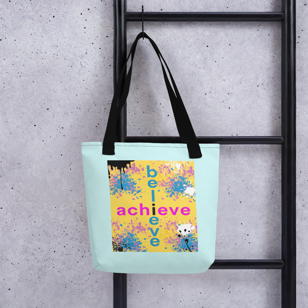 I Believe Large Tote Bag