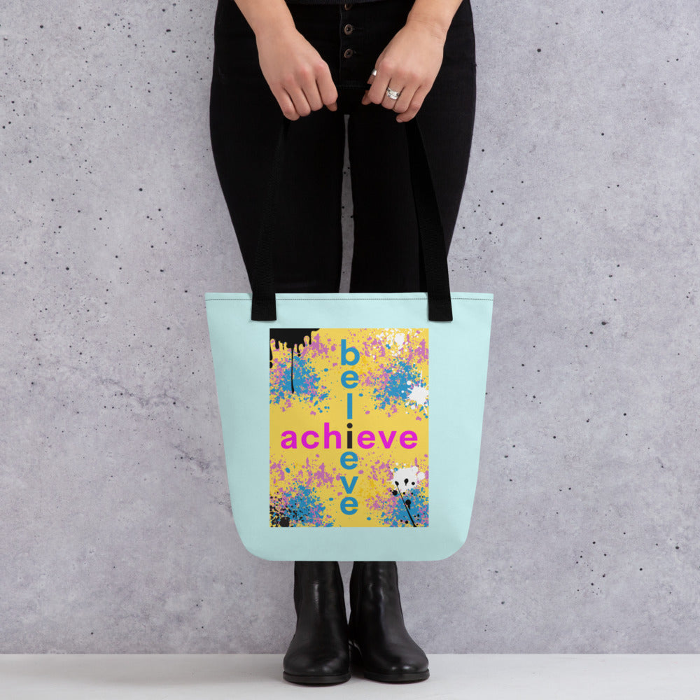 I Believe Large Tote Bag