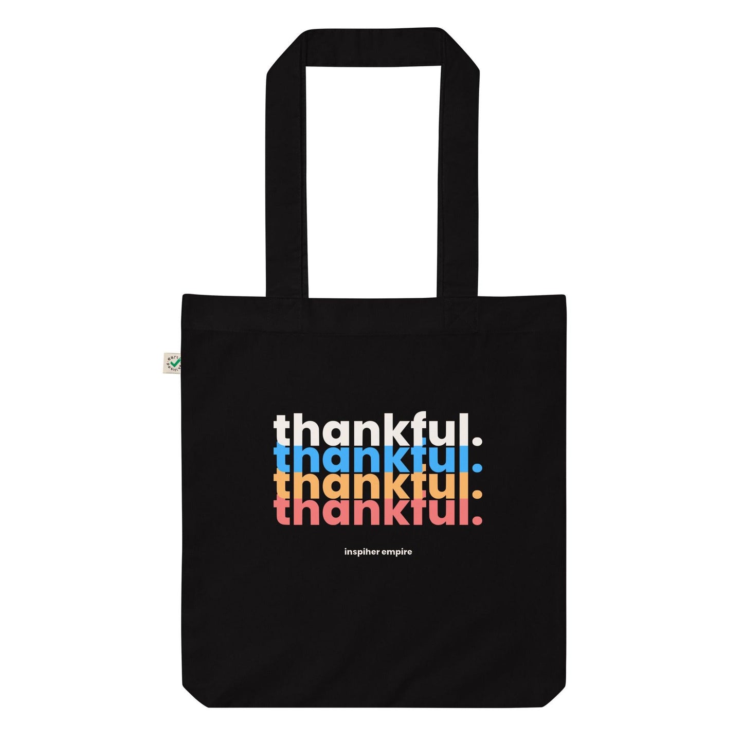 🌎 Thankful Organic Tote Bag