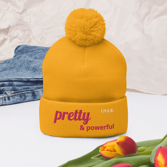 Pretty & Powerful Pom-Pom Beanie