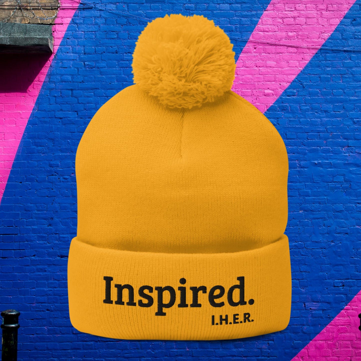 Inspired AF Pom Pom Beanie
