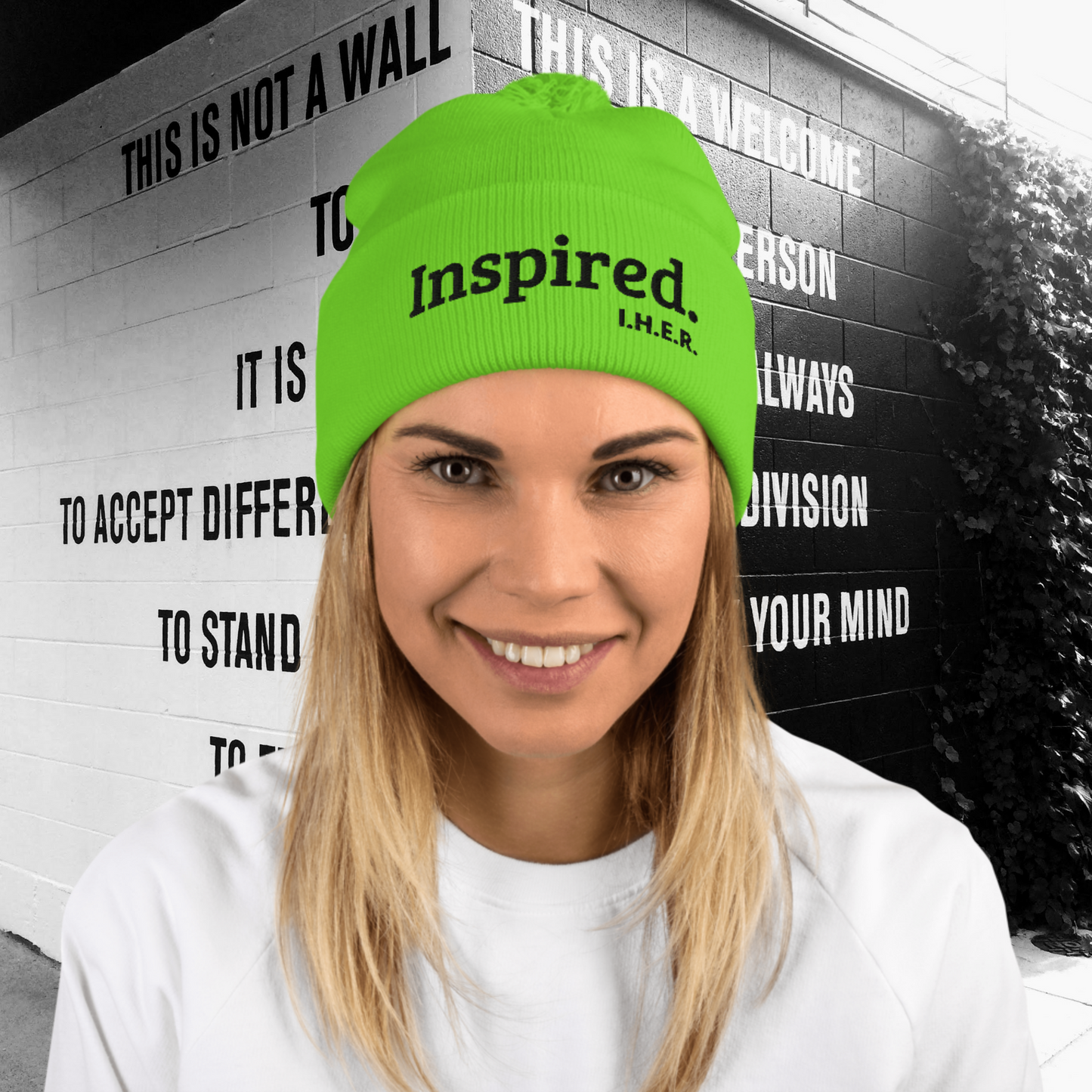 Inspired AF Pom Pom Beanie
