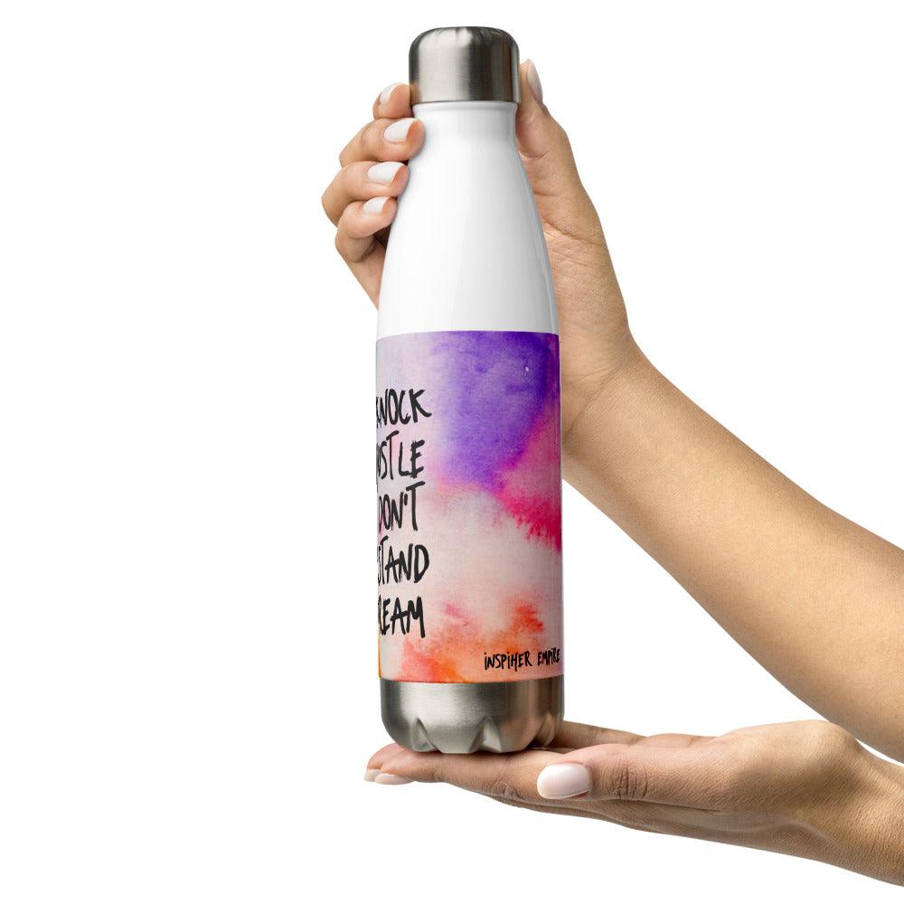 Don't Knock the Hustle Stainless Steel Water Bottle