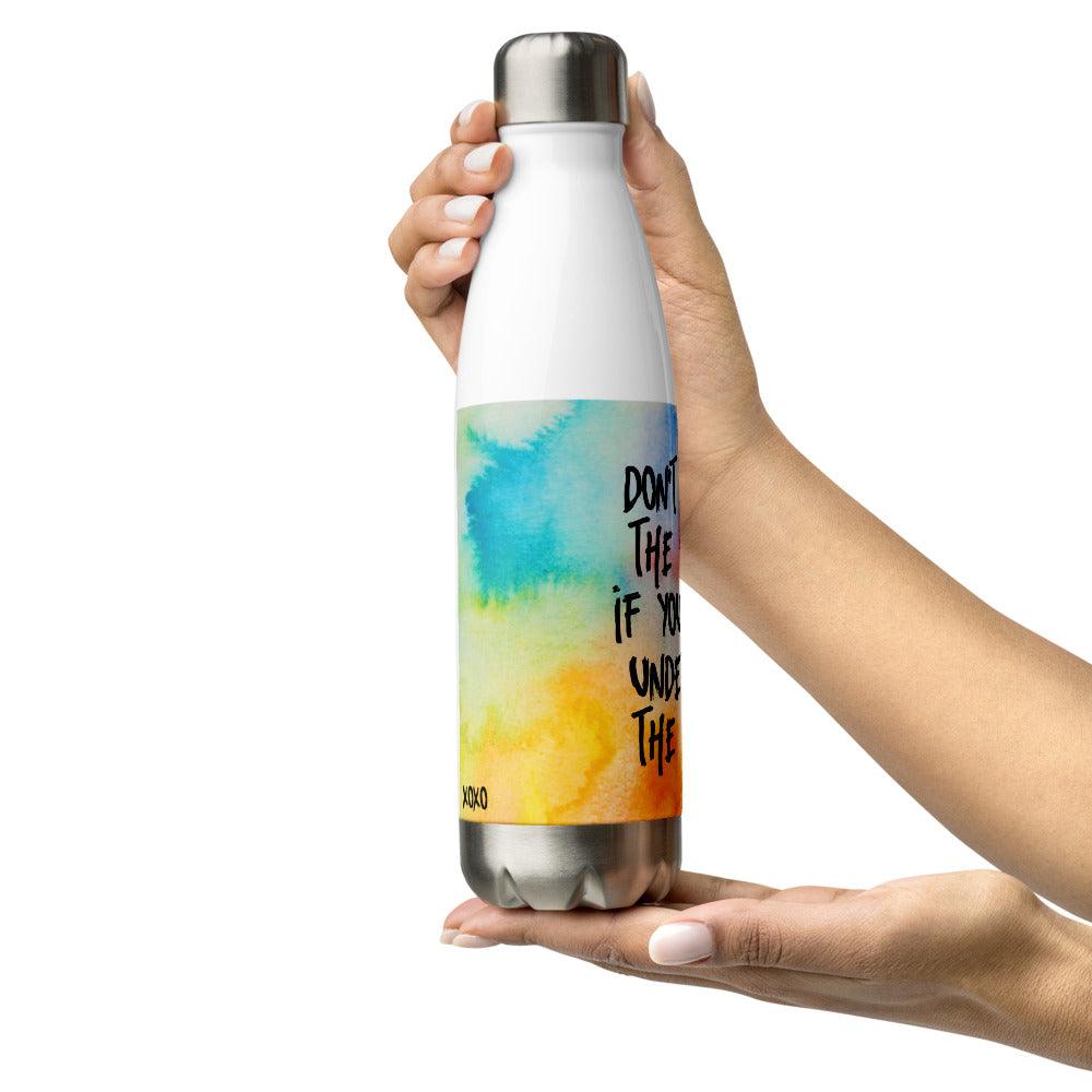 Don't Knock the Hustle Stainless Steel Water Bottle