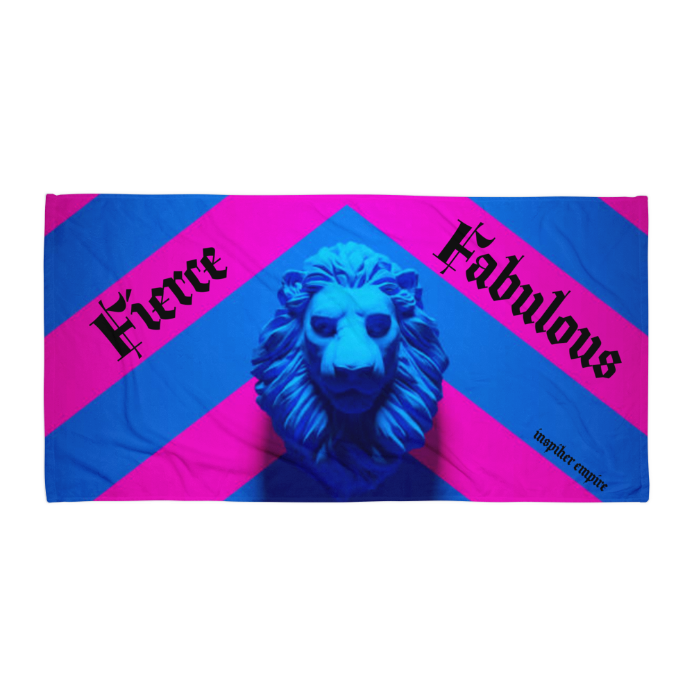 Fierce & Fabulous Towel 🦁