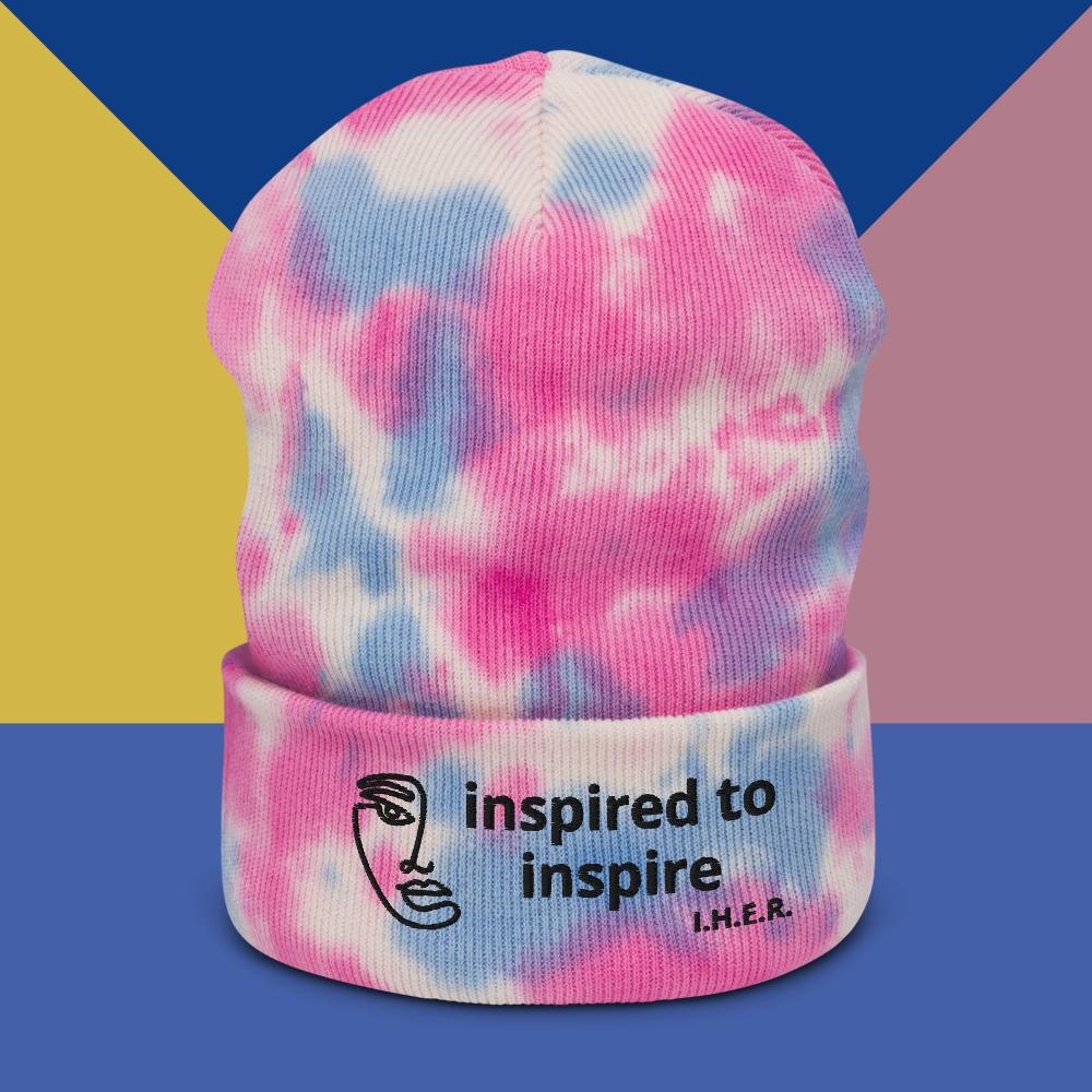 Inspired To Inspire Tie Dye Beanie 🍭