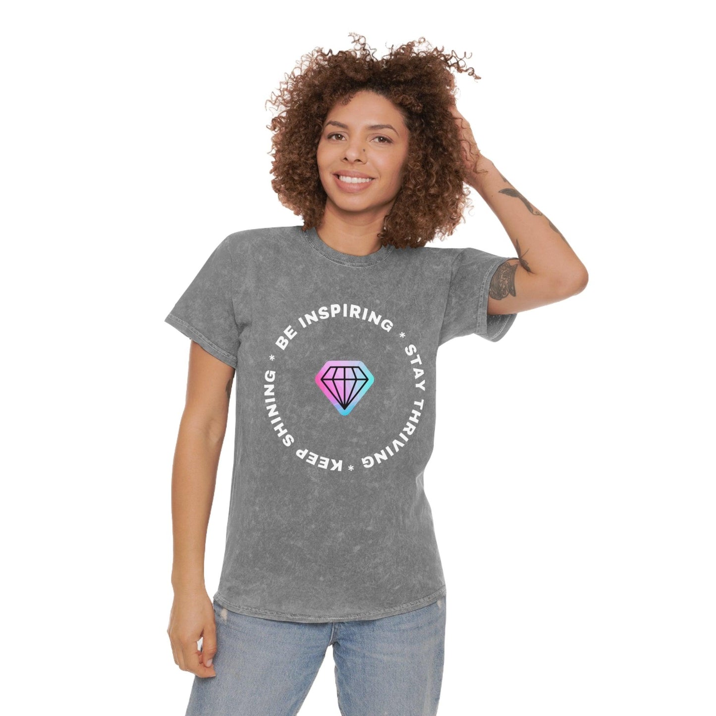 Be Inspiring Mineral Wash Tee