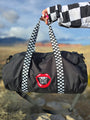 Checkered Lips Duffle Bag