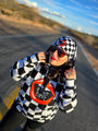 Checkered Lips Hoodie