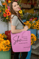 She Is Tote Bag