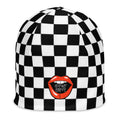 Checkered Lips Lightweight Beanie