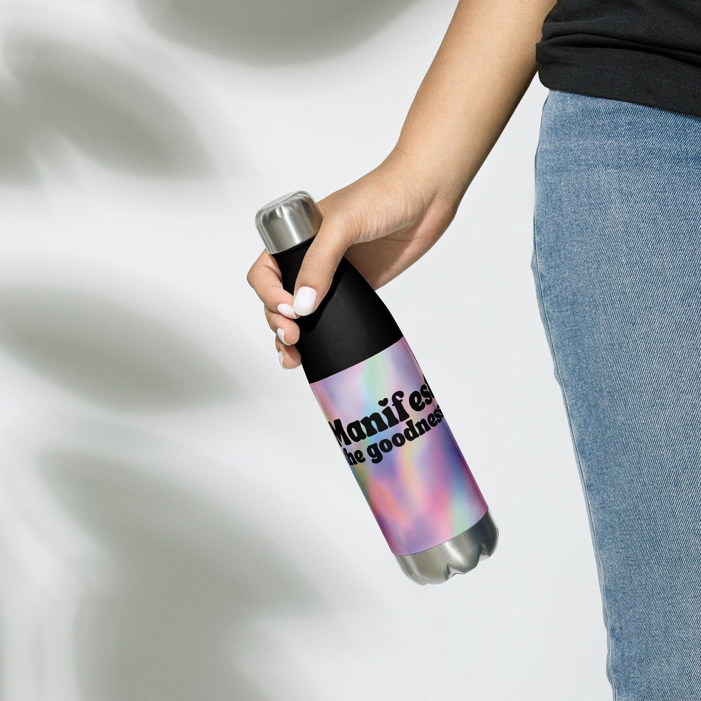 Manifest the Goodness Stainless Steel Water Bottle