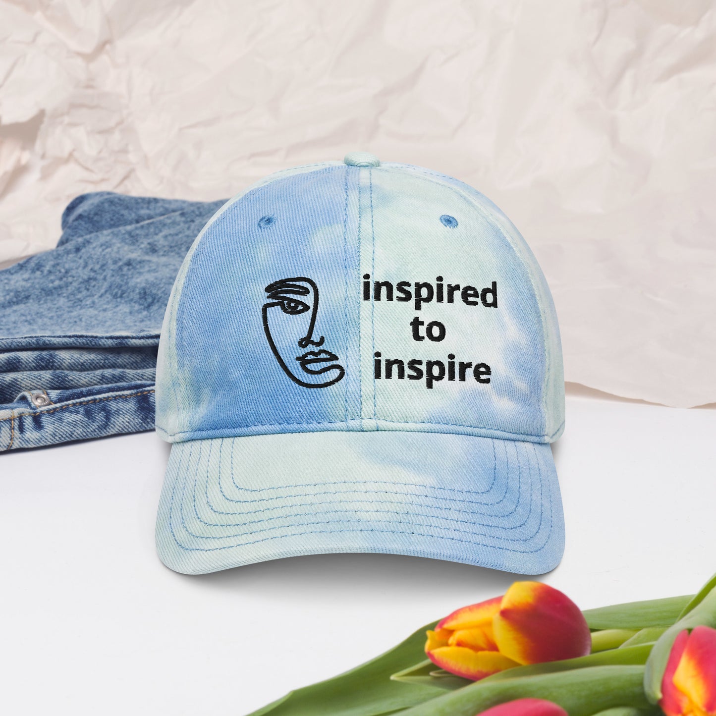 Inspired to Inspire Tie Dye Hat
