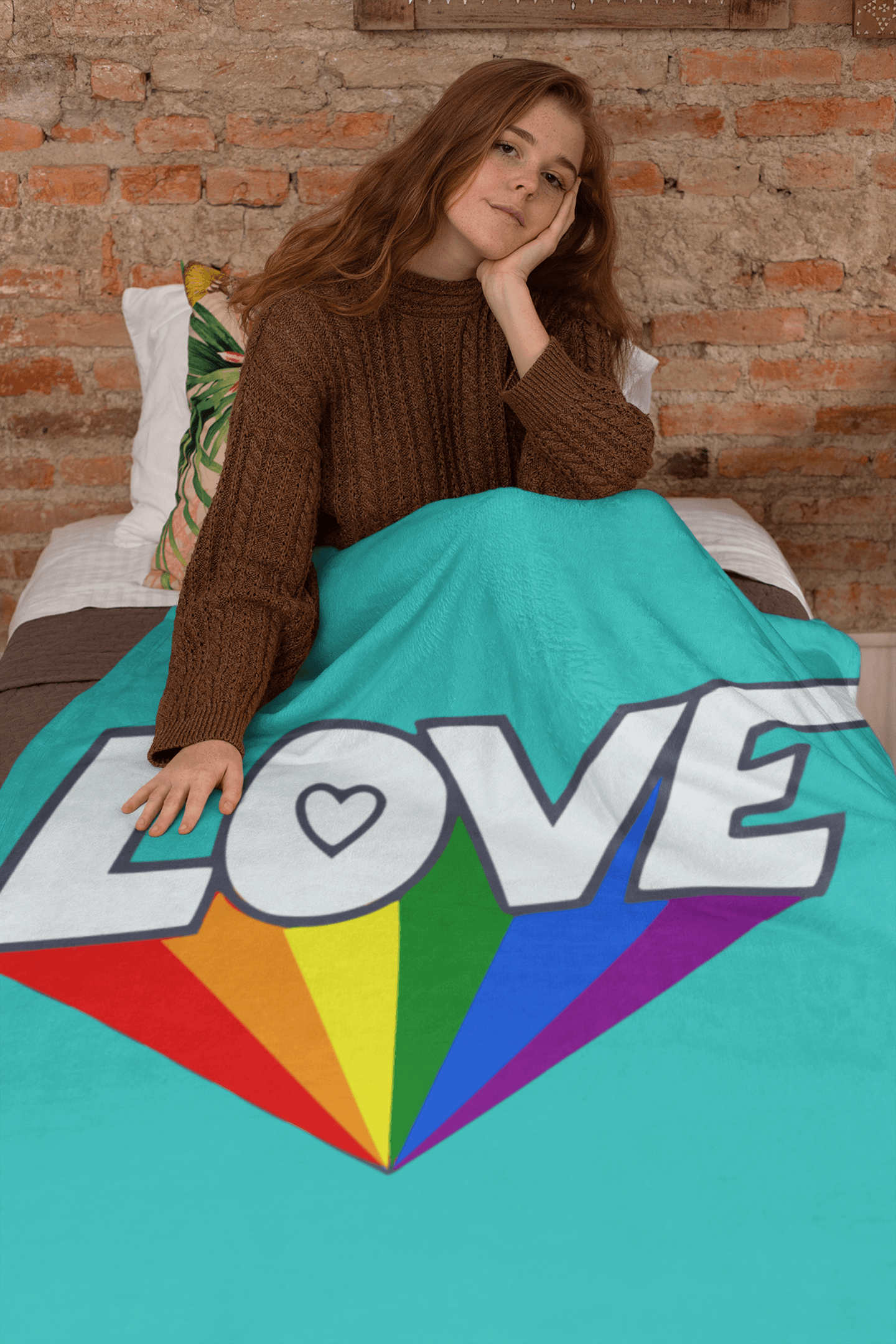 LOVE Throw Blanket