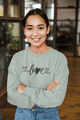 Love Lightweight Cropped Crew