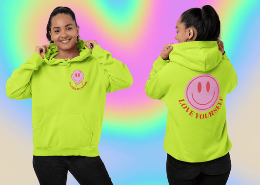 Love Yourself Neon Hoodie