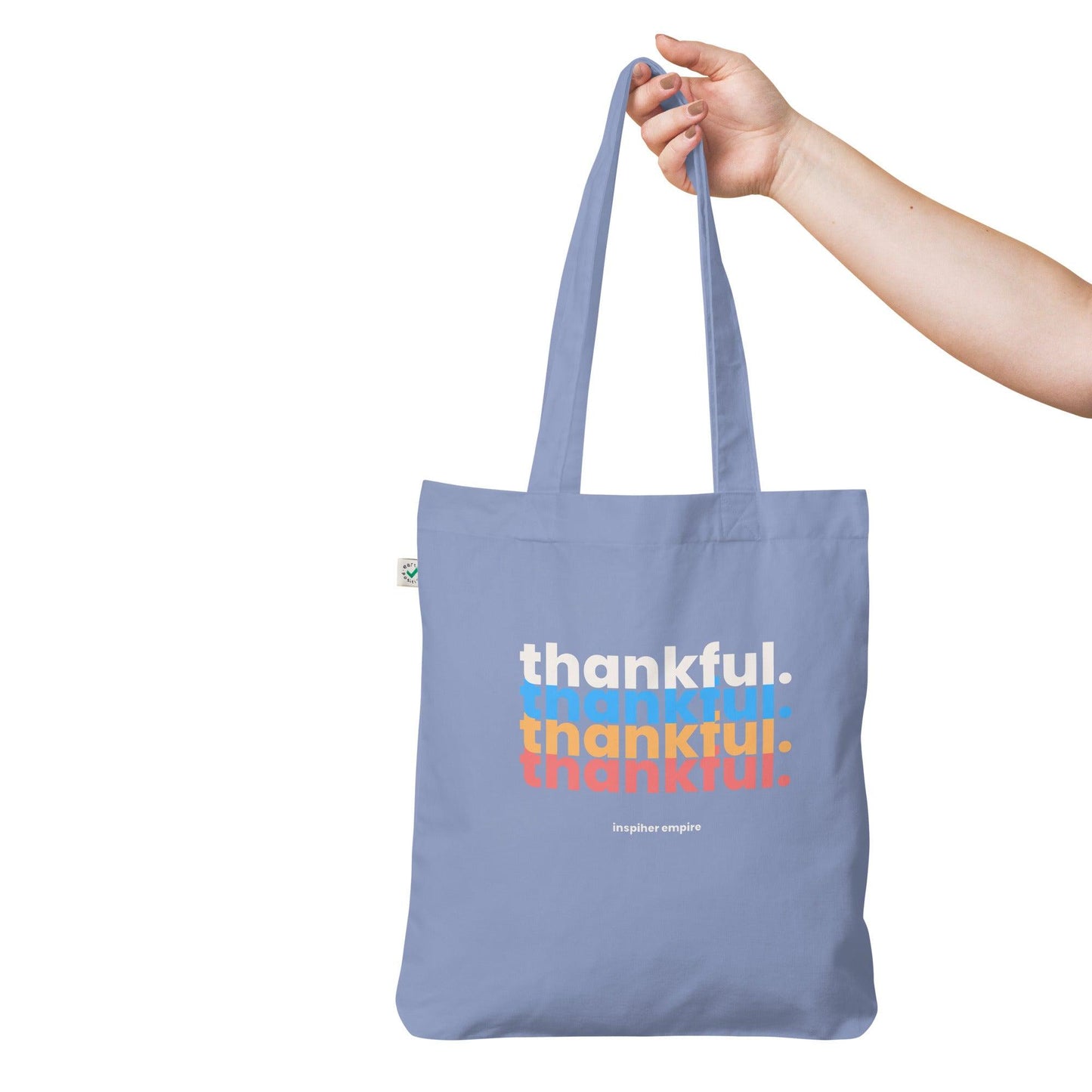 🌎 Thankful Organic Tote Bag