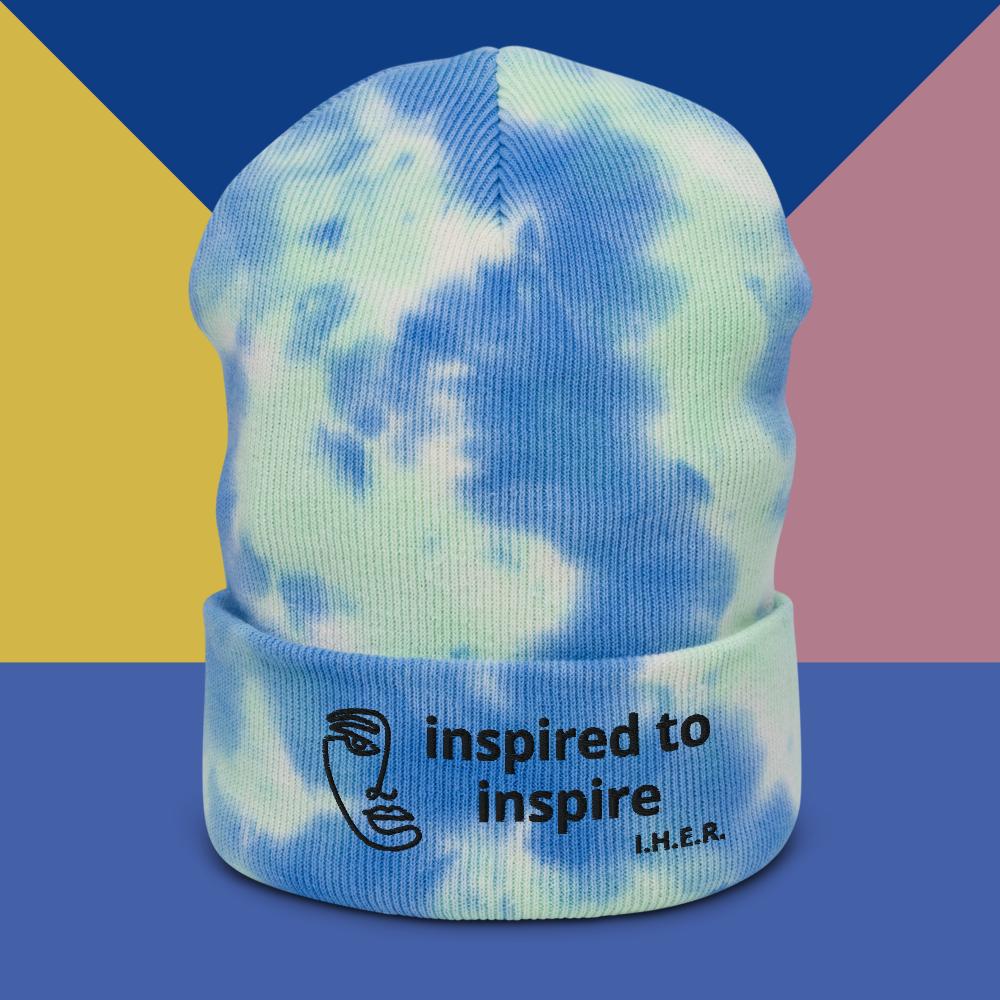 Inspired To Inspire Tie Dye Beanie 🍭