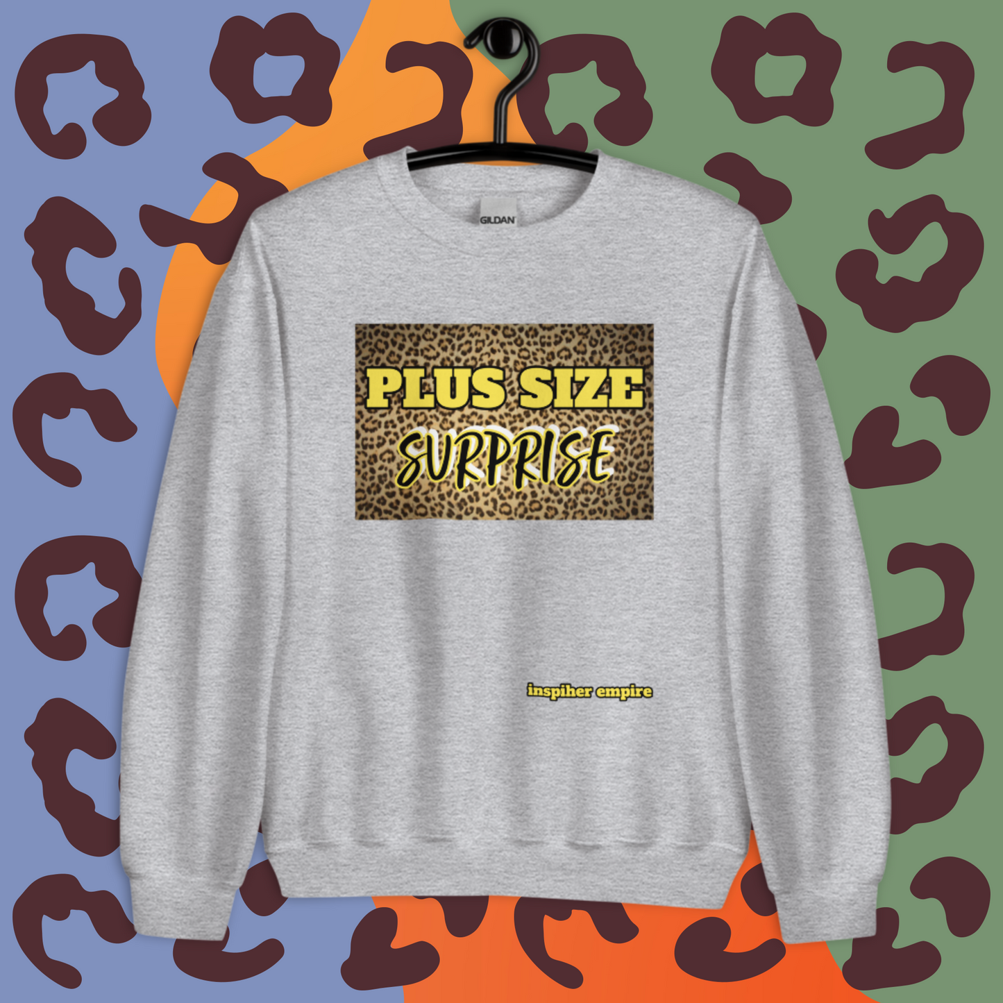Plus Size Surprise Sweatshirt 🐆